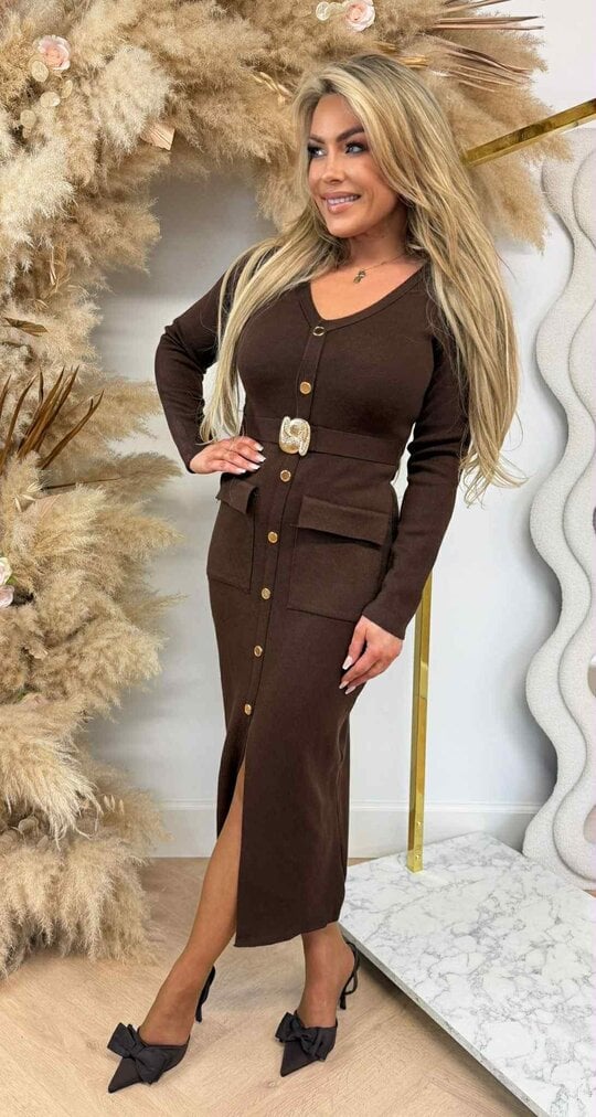 DINER GLAM DRESS 6023 COFFEE DINER GLAM DRESS 6023 COFFEE