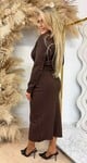 DINER GLAM DRESS 6023 COFFEE DINER GLAM DRESS 6023 COFFEE