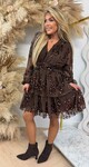 XMAS SEQUIN DRESS 3230 CHOCO XMAS SEQUIN DRESS 3230 CHOCO