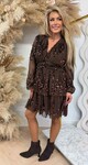XMAS SEQUIN DRESS 3230 CHOCO XMAS SEQUIN DRESS 3230 CHOCO