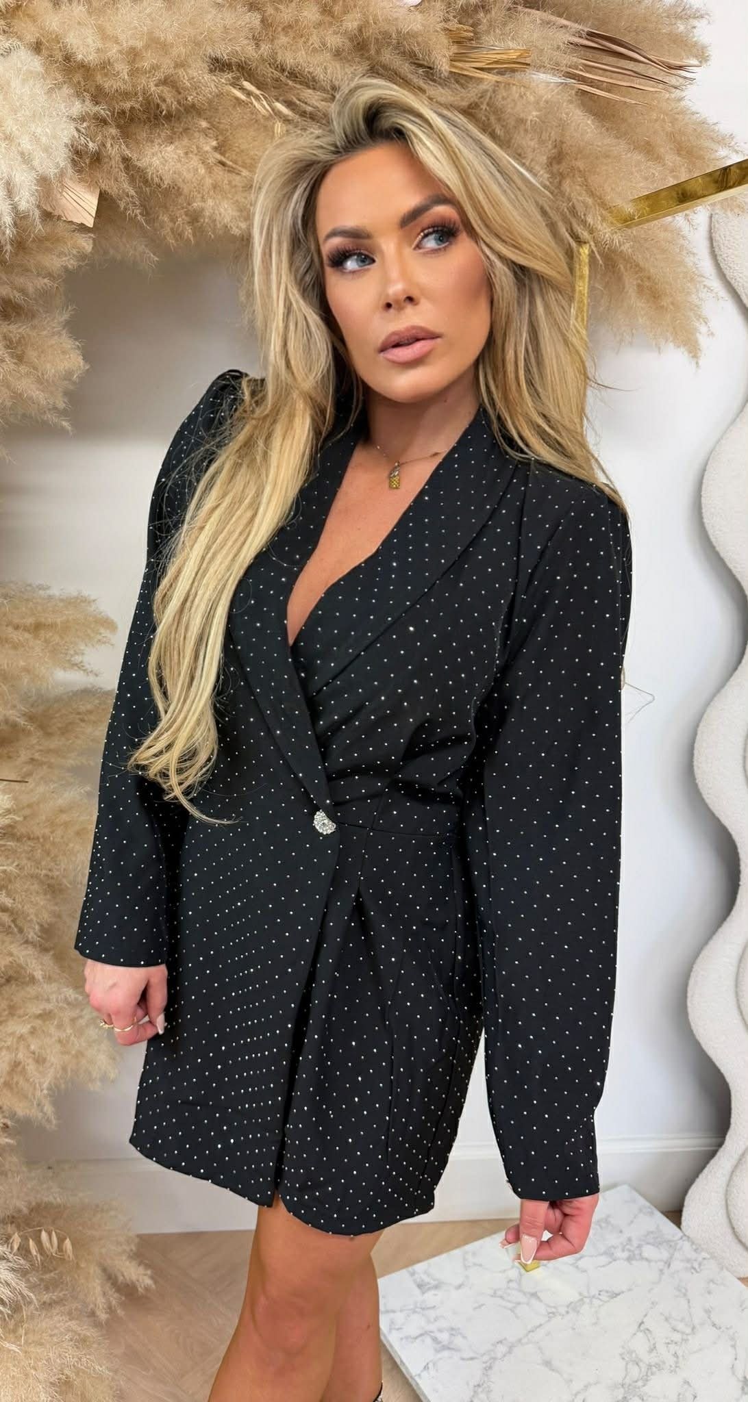 MAYRA GLITTER PLAYSUIT BLACK MAYRA GLITTER PLAYSUIT BLACK