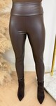 BY SWAN PERFECT LEATHER LOOK LEGGING 10125 COFFEE