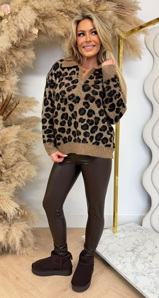 KRAAG LEOPARD SWEAT 9001 CAMEL