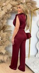 LINDSAY SHINE BASIC JUMPSUIT BORDEAUX