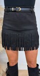 FRINGE STAR SKORT BLACK