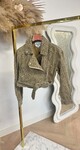 LEOPARD ZIP JACKET 10630 BEIGE/LEOPARD