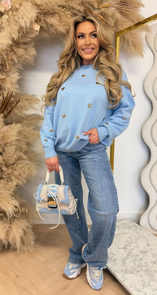 HARTJES MUSTHAVE SWEAT 953 ICEBLUE HARTJES MUSTHAVE SWEAT 953 ICEBLUE