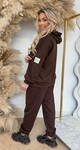 DANEE TEKST HOODIE SET CHOCO DANEE TEKST HOODIE SET CHOCO