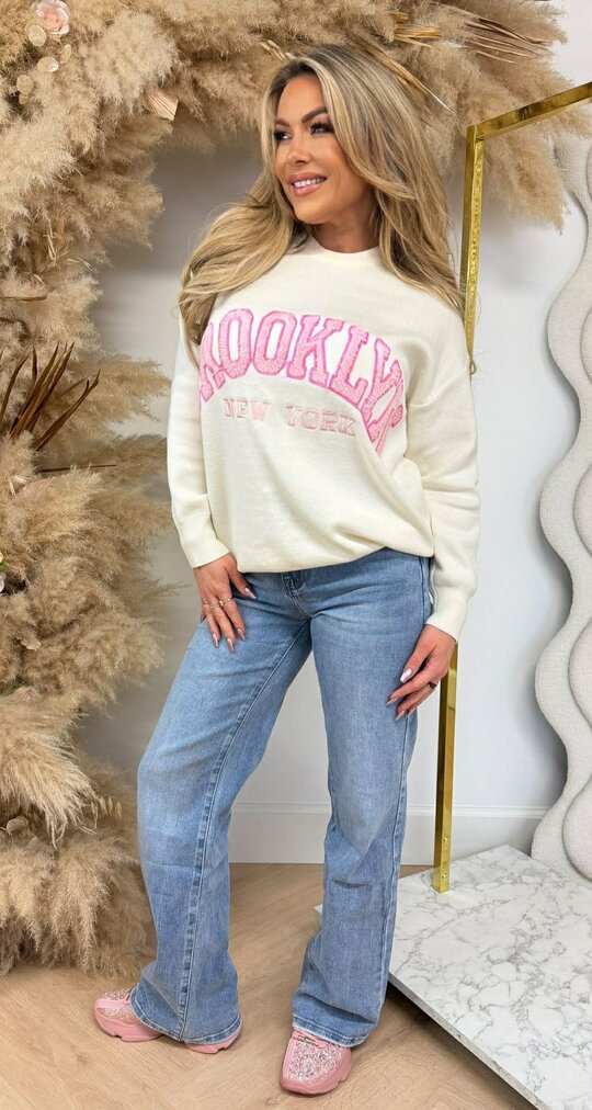 BROOKLYN CANDY SWEAT 1065 BEIGE BROOKLYN CANDY SWEAT 1065 BEIGE