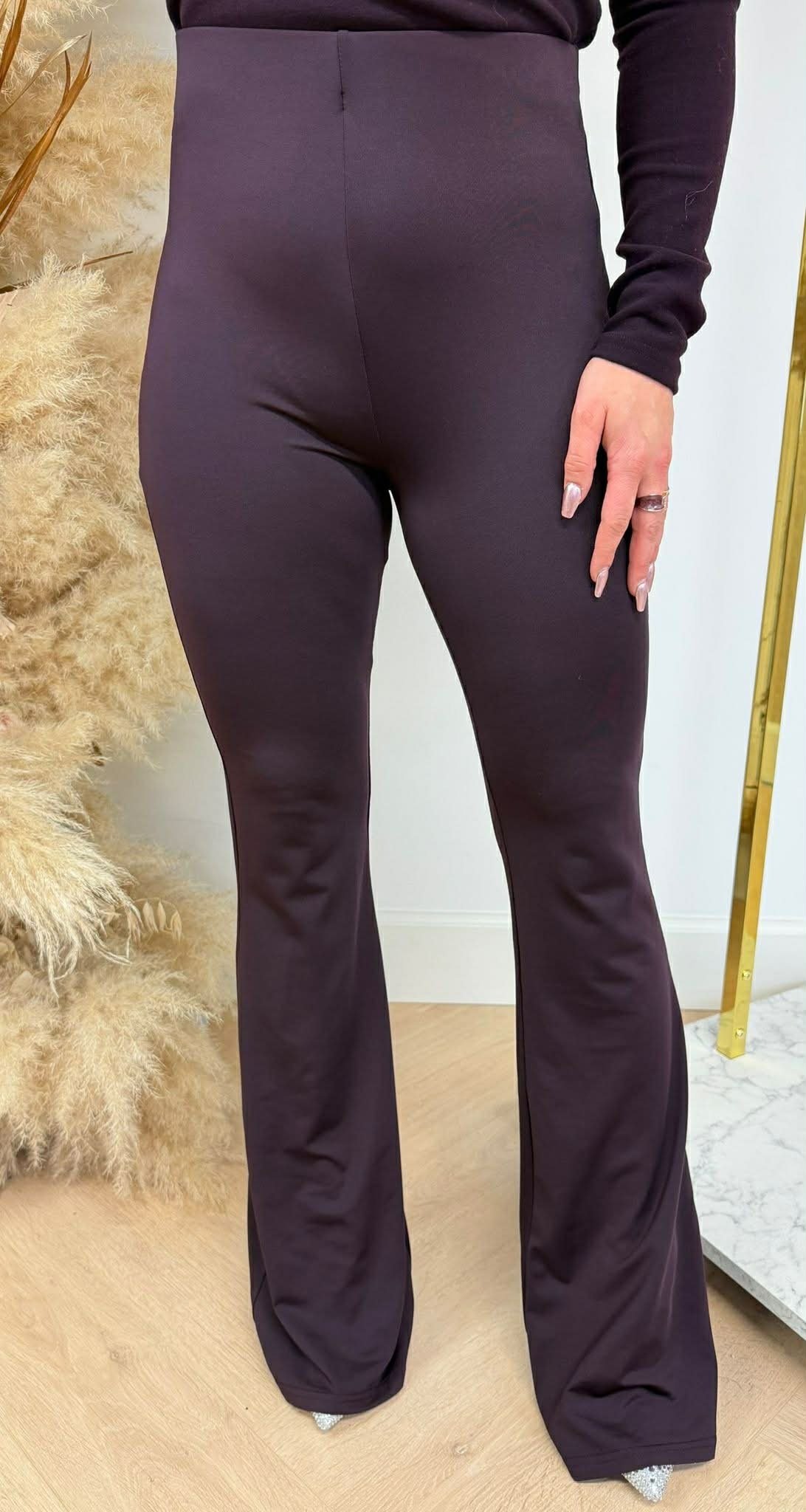 BY SWAN TRAVEL FLAIR PANTS 6154 PLUM BY SWAN TRAVEL FLAIR PANTS 6154 PLUM