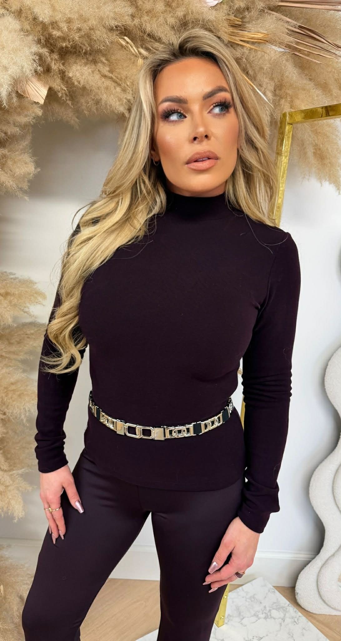 BY SWAN FLEECE TOP 10112 PLUM