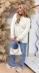 NEW YORK LACE TEKST SWEAT 7825 LIGHTBEIGE NEW YORK LACE TEKST SWEAT 7825 LIGHTBEIGE