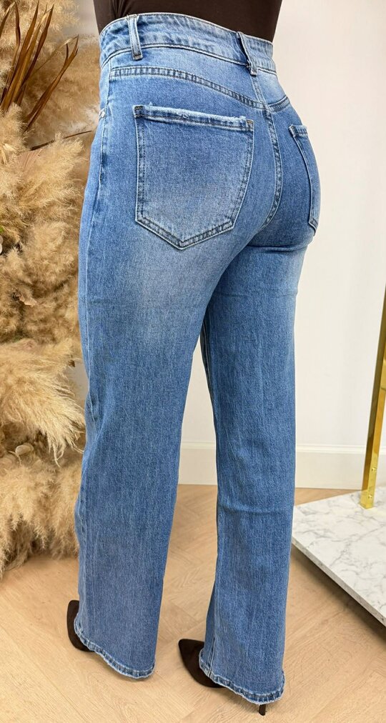 BASIC STRAIGHT LEG JEANS 77363 DENIMBLUE BASIC STRAIGHT LEG JEANS 77363 DENIMBLUE