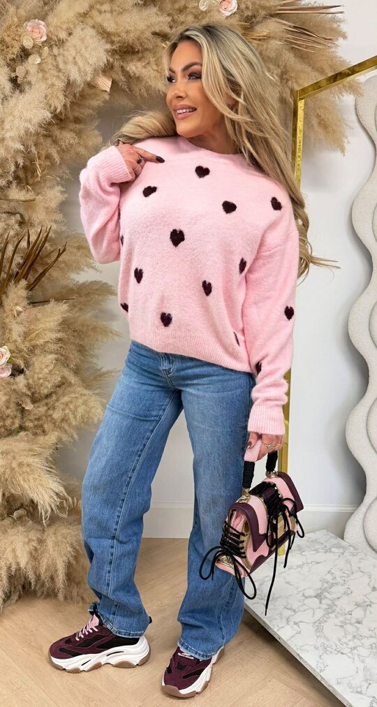 SOFT HARTJES SWEAT AM1027 PINK SOFT HARTJES SWEAT AM1027 PINK