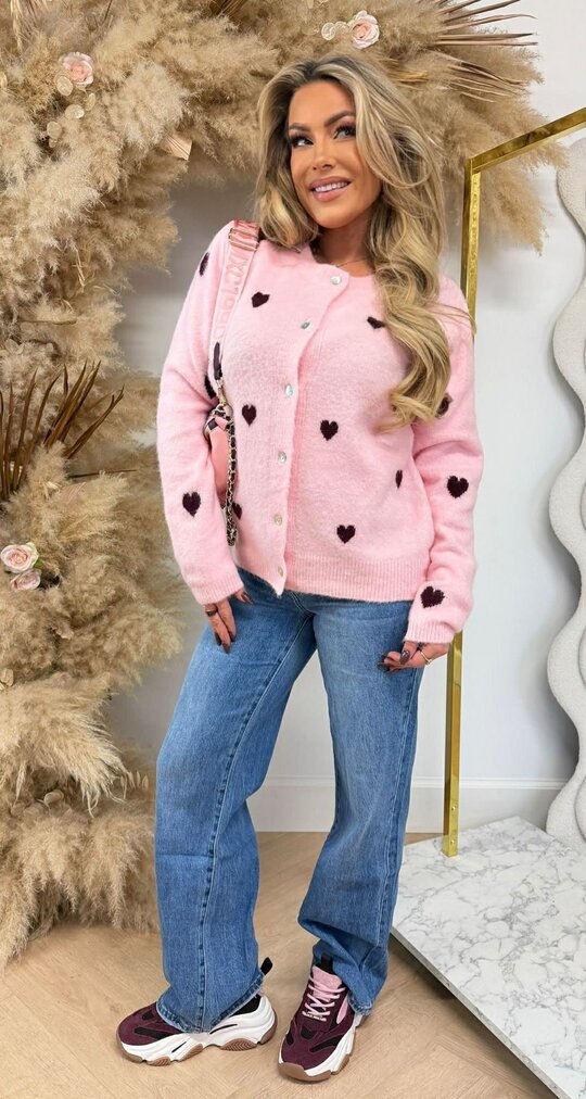 HARTJES SWEAT/VEST 1028 PINK HARTJES SWEAT/VEST 1028 PINK