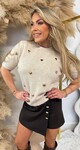 BESTSELLER HARTJES KNITTED SHIRT 1076 TAUPE BESTSELLER HARTJES KNITTED SHIRT 1076 TAUPE