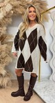RUIT SWEATERDRESS BEIGE RUIT SWEATERDRESS BEIGE