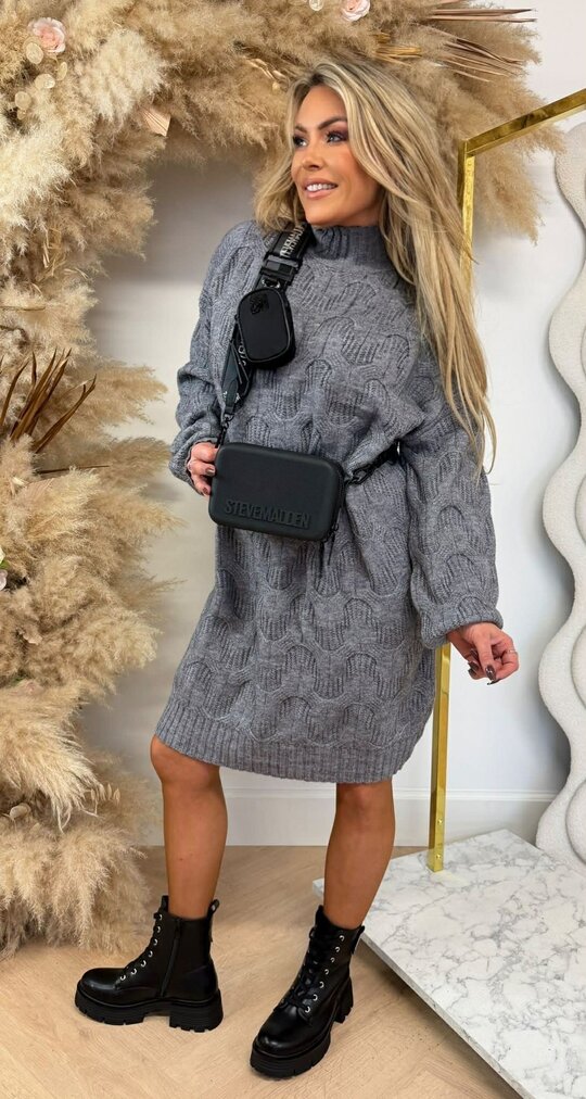 KABEL OVERSIZED DRESS 5566 GREY KABEL OVERSIZED DRESS 5566 GREY