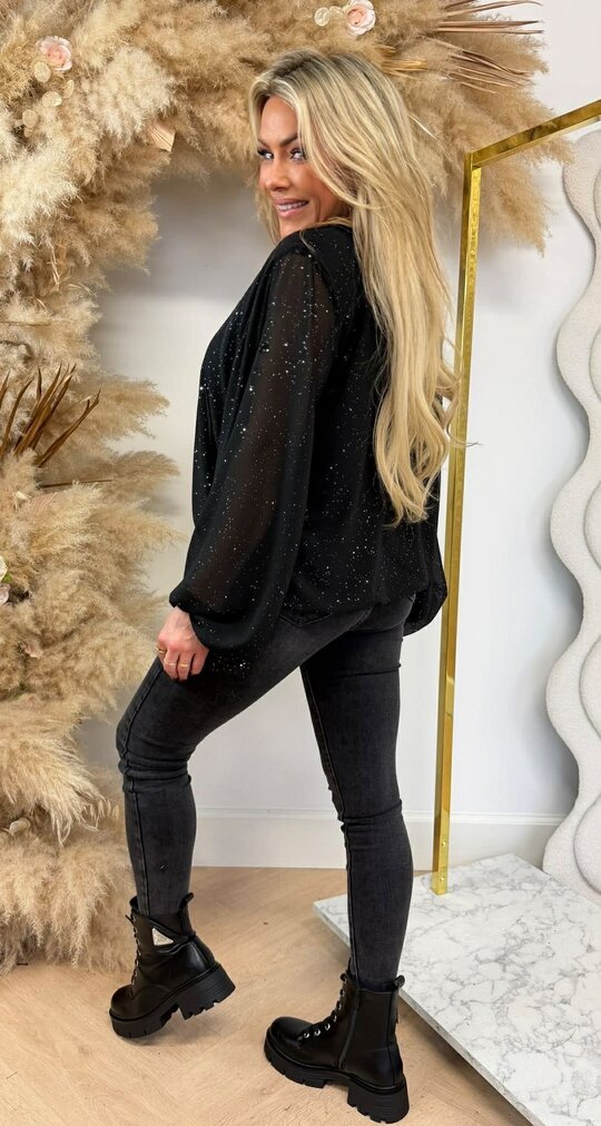 HARPER SPARKLE TOP BLACK HARPER SPARKLE TOP BLACK