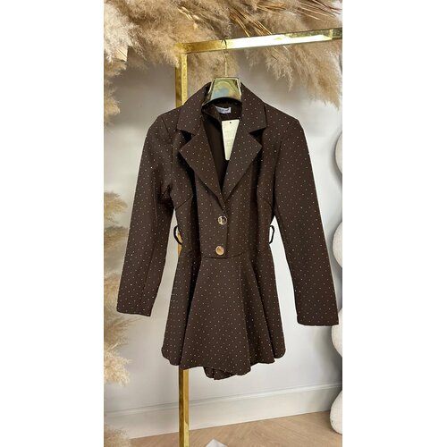 GLITTERPLAYSUIT ZONDER BELT CHOCO GLITTERPLAYSUIT ZONDER BELT CHOCO