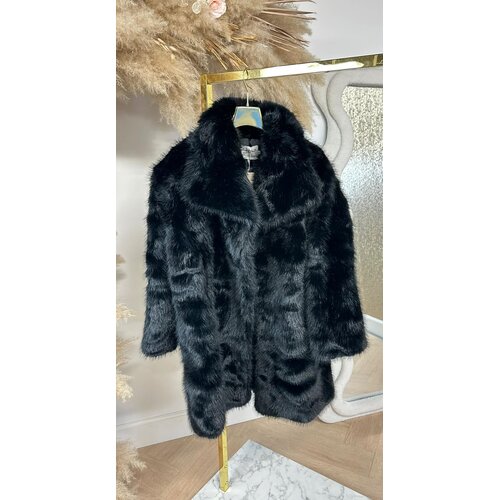 SISSY FAKE FUR COAT 282 BLACK SISSY FAKE FUR COAT 282 BLACK