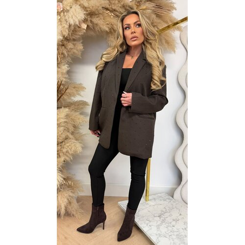 LUXURY DIAMOND BLAZER L033 CHOCO LUXURY DIAMOND BLAZER L033 CHOCO