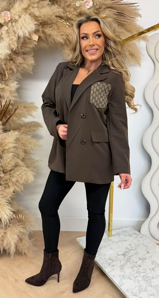 GUC BLAZER CHOCO