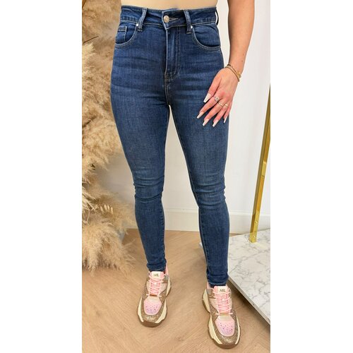 HIGH WAIST SKINNY 5348-2 DENIMBLUE