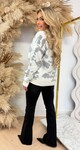 ACTIE SWEAT COW MINI SEQUIN SWEAT 3831213 OFFWHITE/GREY ACTIE SWEAT COW MINI SEQUIN SWEAT 3831213 OFFWHITE/GREY