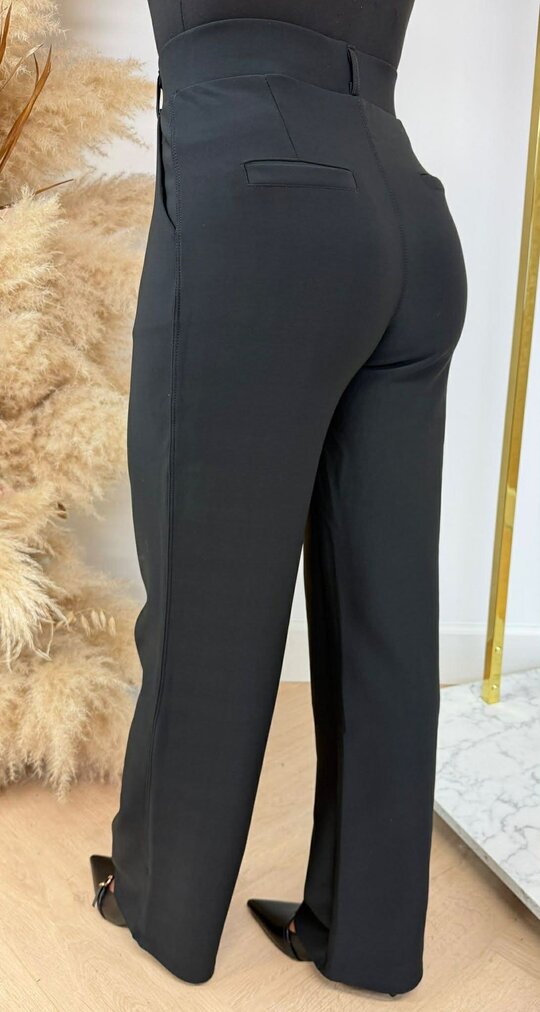 STRETCH PANTALON 3312-70 BLACK STRETCH PANTALON 3312-70 BLACK