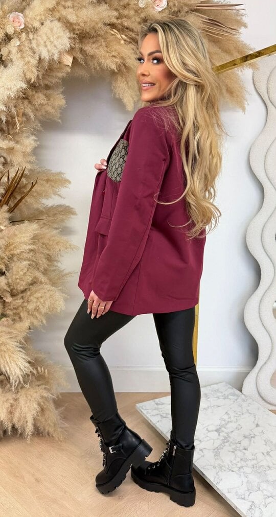 GUC BLAZER BURGUNDY GUC BLAZER BURGUNDY