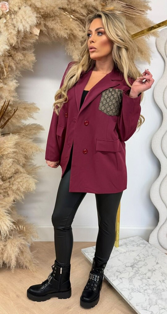 GUC BLAZER BURGUNDY GUC BLAZER BURGUNDY