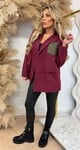 GUC BLAZER BURGUNDY GUC BLAZER BURGUNDY