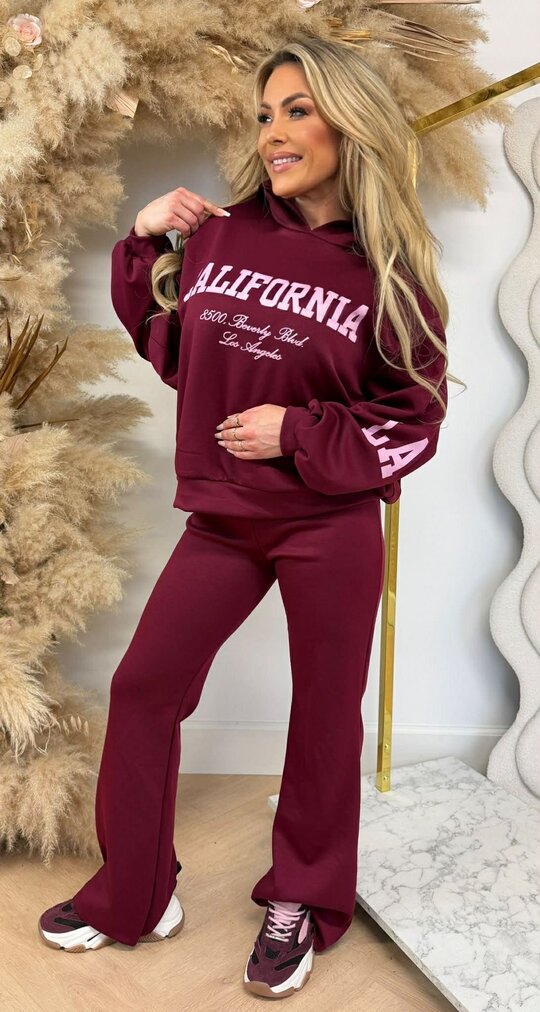 CALIFORNIA LA SET BORDEAUX CALIFORNIA LA SET BORDEAUX