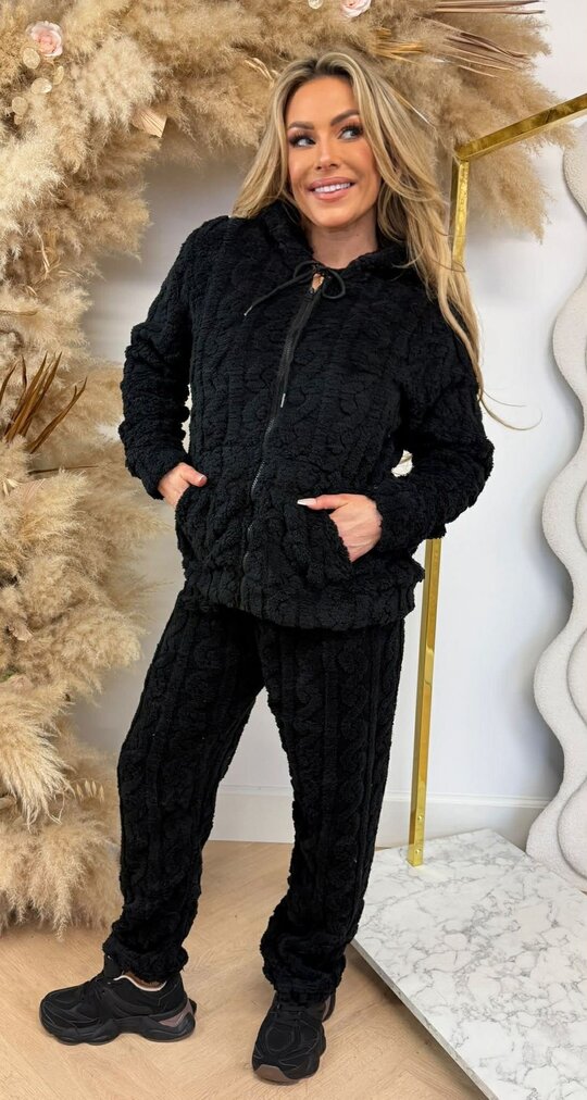 SUPER SOFT COZY SET 5803 BLACK SUPER SOFT COZY SET 5803 BLACK