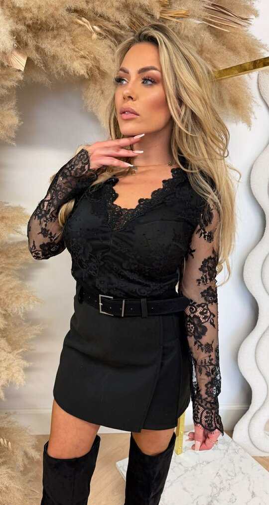 LOVELY LACE BODY *L* BLACK LOVELY LACE BODY *L* BLACK