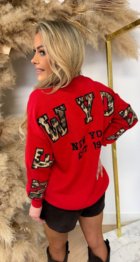 ACTIE NEW YORK SWEAT 7189 RED