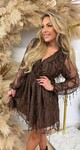 PARTY PAILLETTEN DRESS 1195 CHOCO PARTY PAILLETTEN DRESS 1195 CHOCO