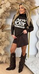 NY SOHO ATHLEISURE KOL SWEAT 3831363 CHOCO NY SOHO ATHLEISURE KOL SWEAT 3831363 CHOCO