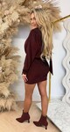 GLITTER LUS DRESS 26136 BORDEAUX GLITTER LUS DRESS 26136 BORDEAUX