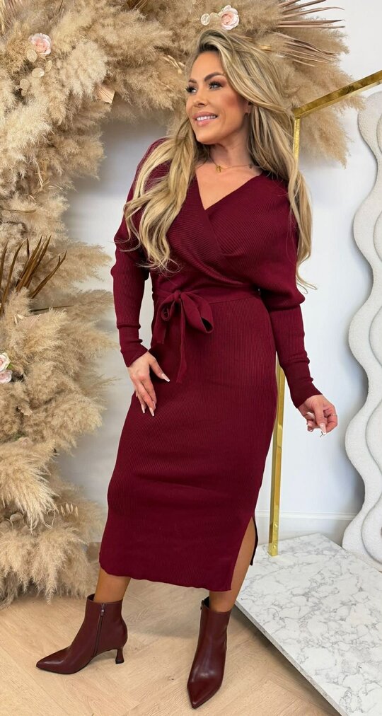 NOWIE DRESS 5880 WINE NOWIE DRESS 5880 WINE