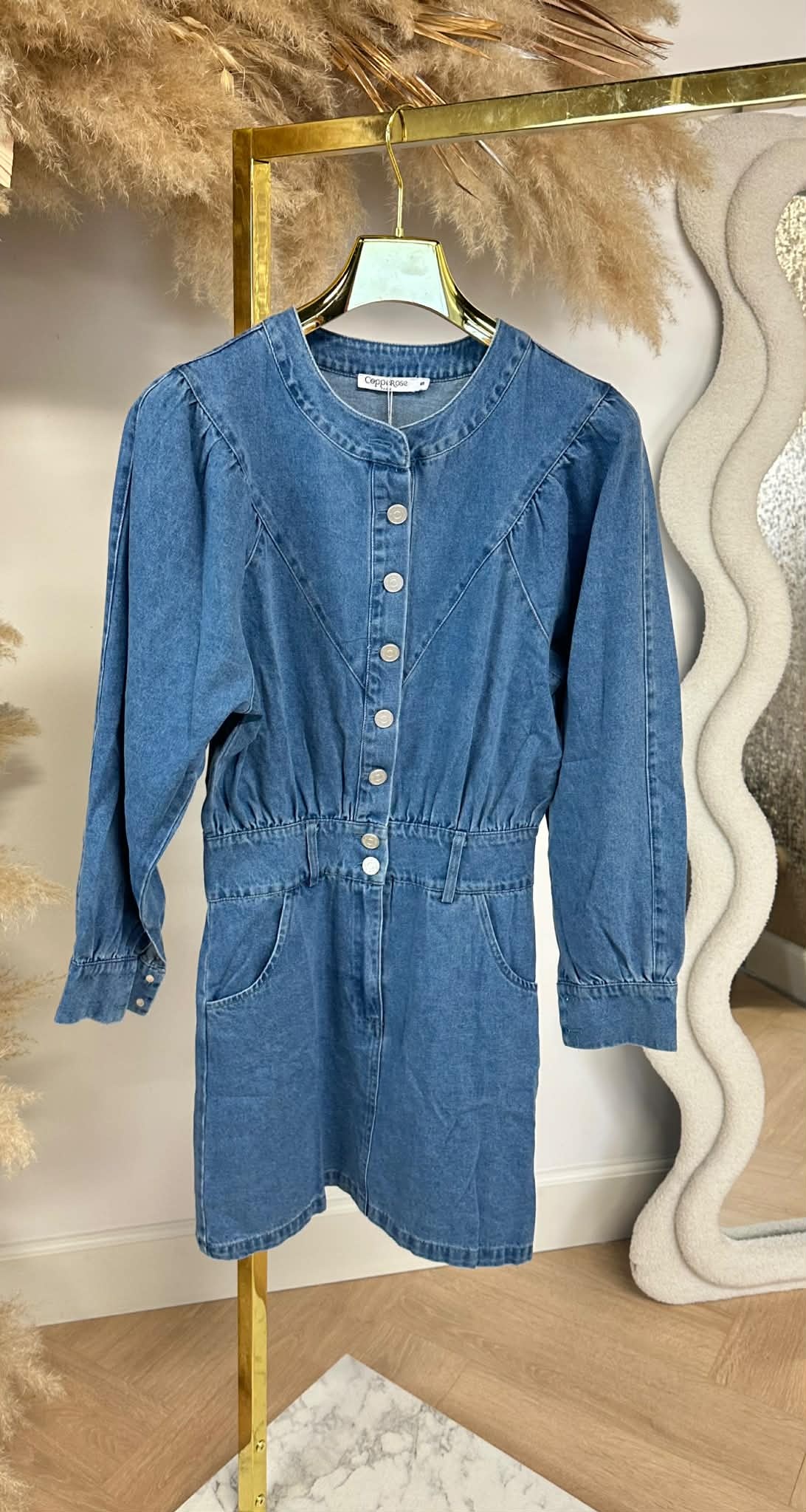 IVY DENIM DRESS 9301 DENIMBLUE IVY DENIM DRESS 9301 DENIMBLUE