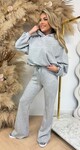 MUSTHAVE PUFFER FLARED SET GREY MUSTHAVE PUFFER FLARED SET GREY