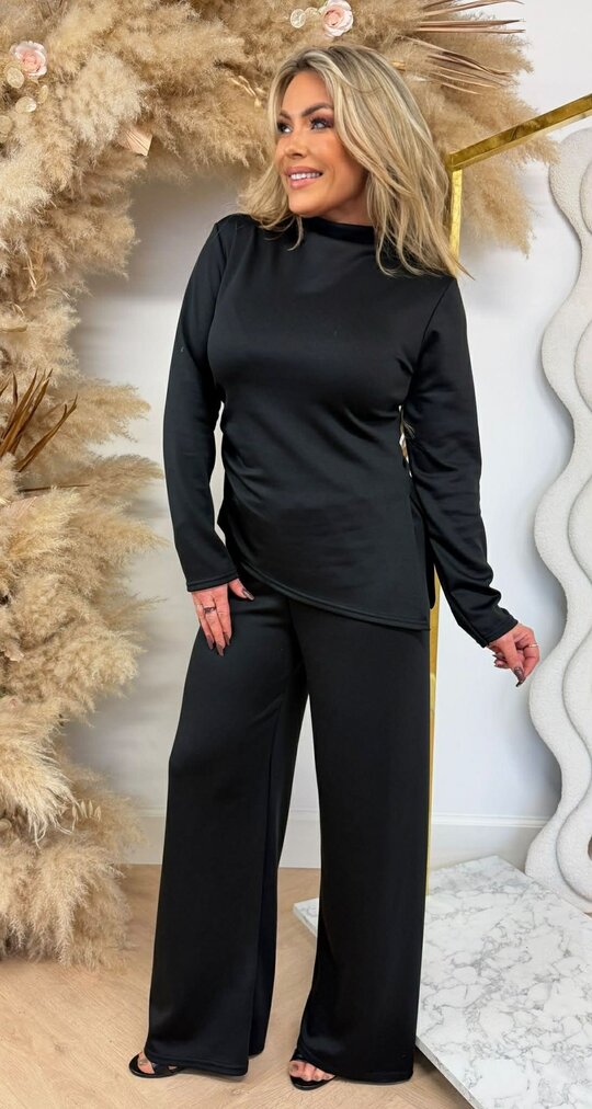 MEGHAN COMFY STRAIGT SET BLACK MEGHAN COMFY STRAIGT SET BLACK
