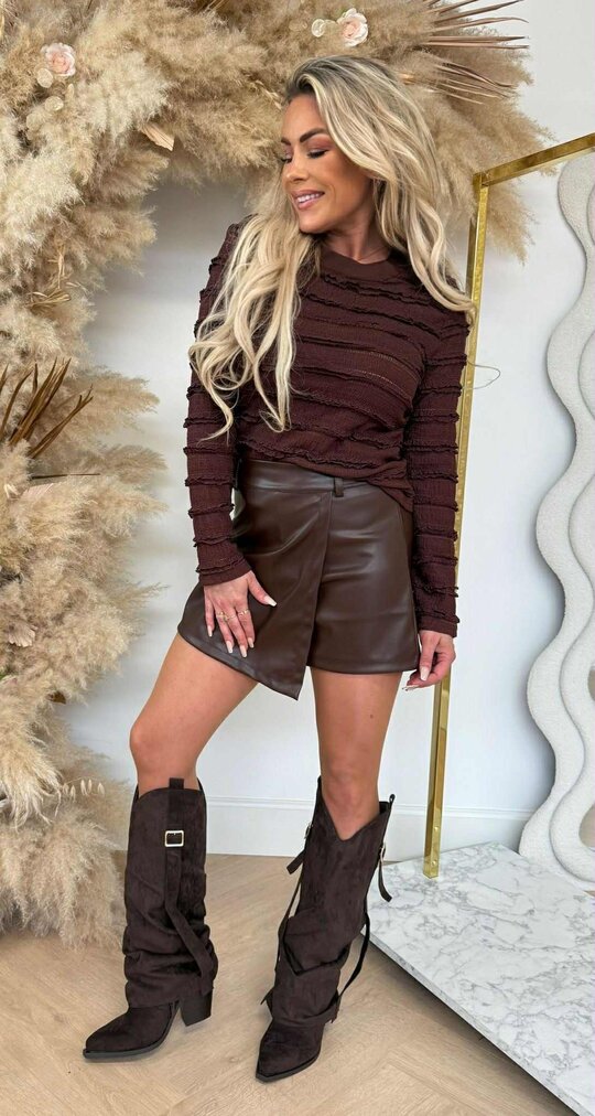 NINA TOP 8777 CHOCO NINA TOP 8777 CHOCO