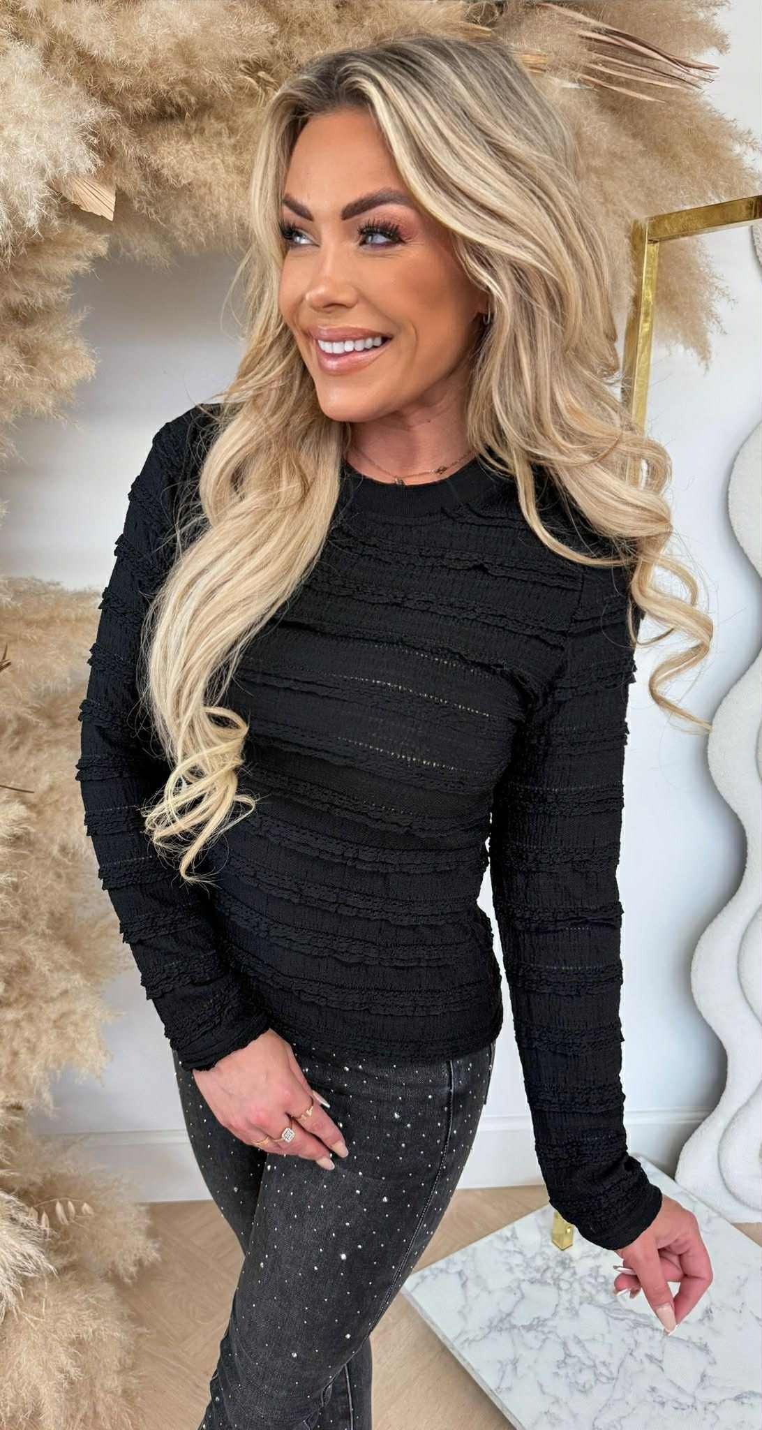 NINA TOP 8777  BLACK