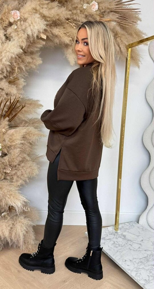 LA BASIC SWEAT CHOCO LA BASIC SWEAT CHOCO