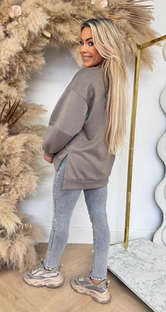 LA BASIC SWEAT TAUPE LA BASIC SWEAT TAUPE