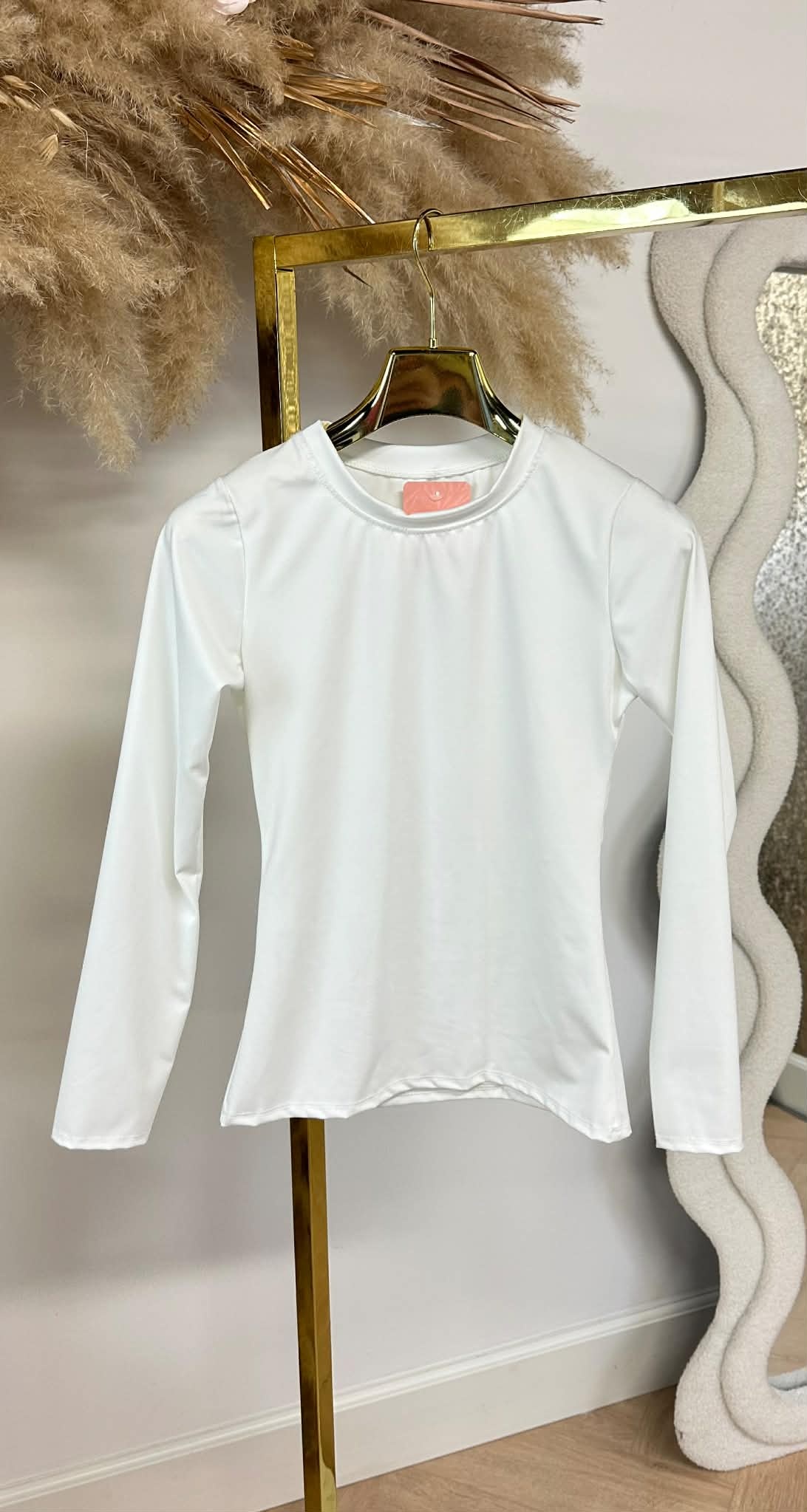 BASIC LONG SLEEVE TEE WHITE BASIC LONG SLEEVE TEE WHITE