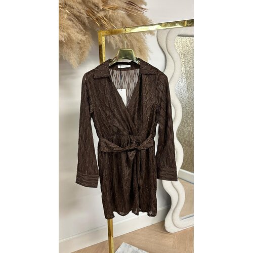 SHIMMER SHINE DRESS 5364 DARKCHOCO SHIMMER SHINE DRESS 5364 DARKCHOCO